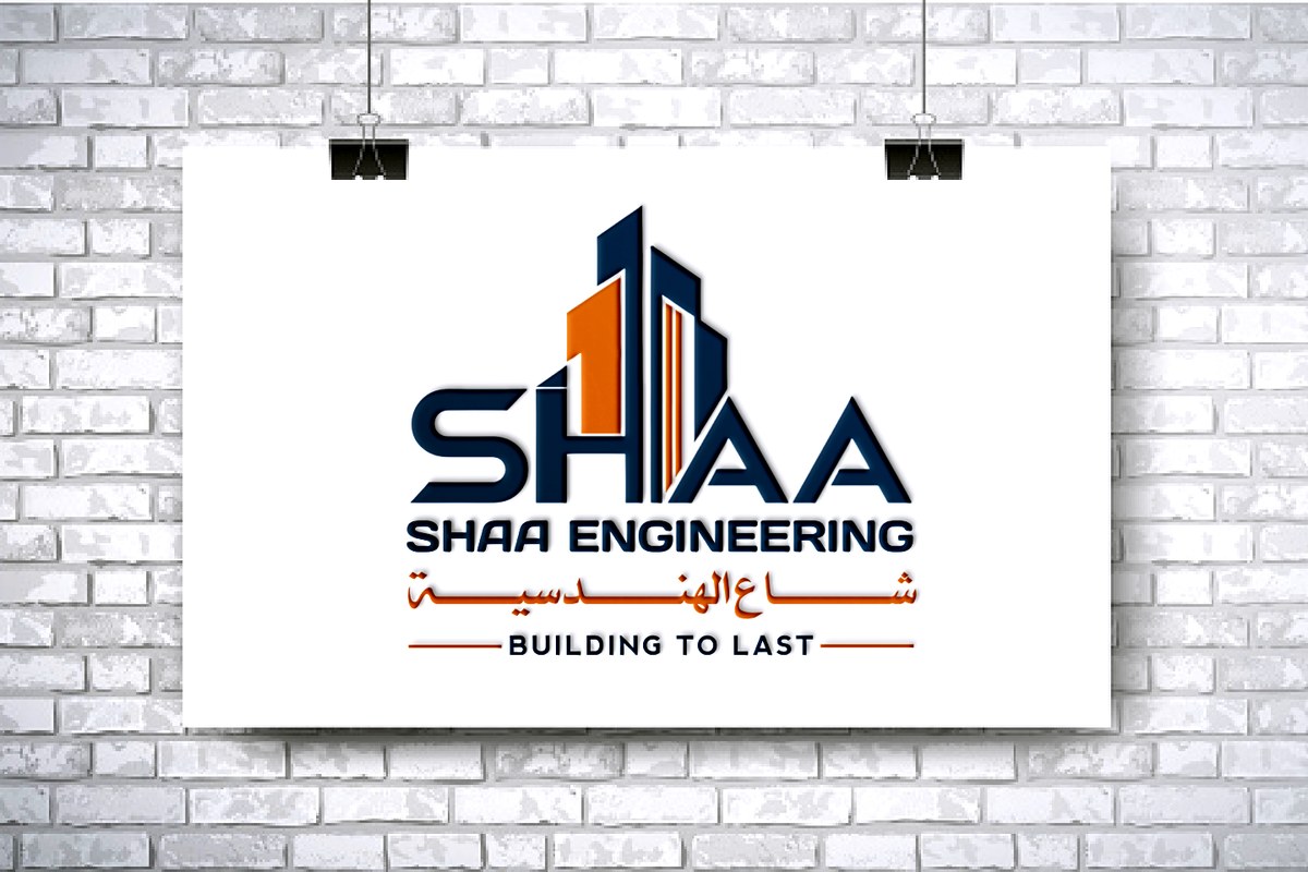 SHAA logo brand mockup