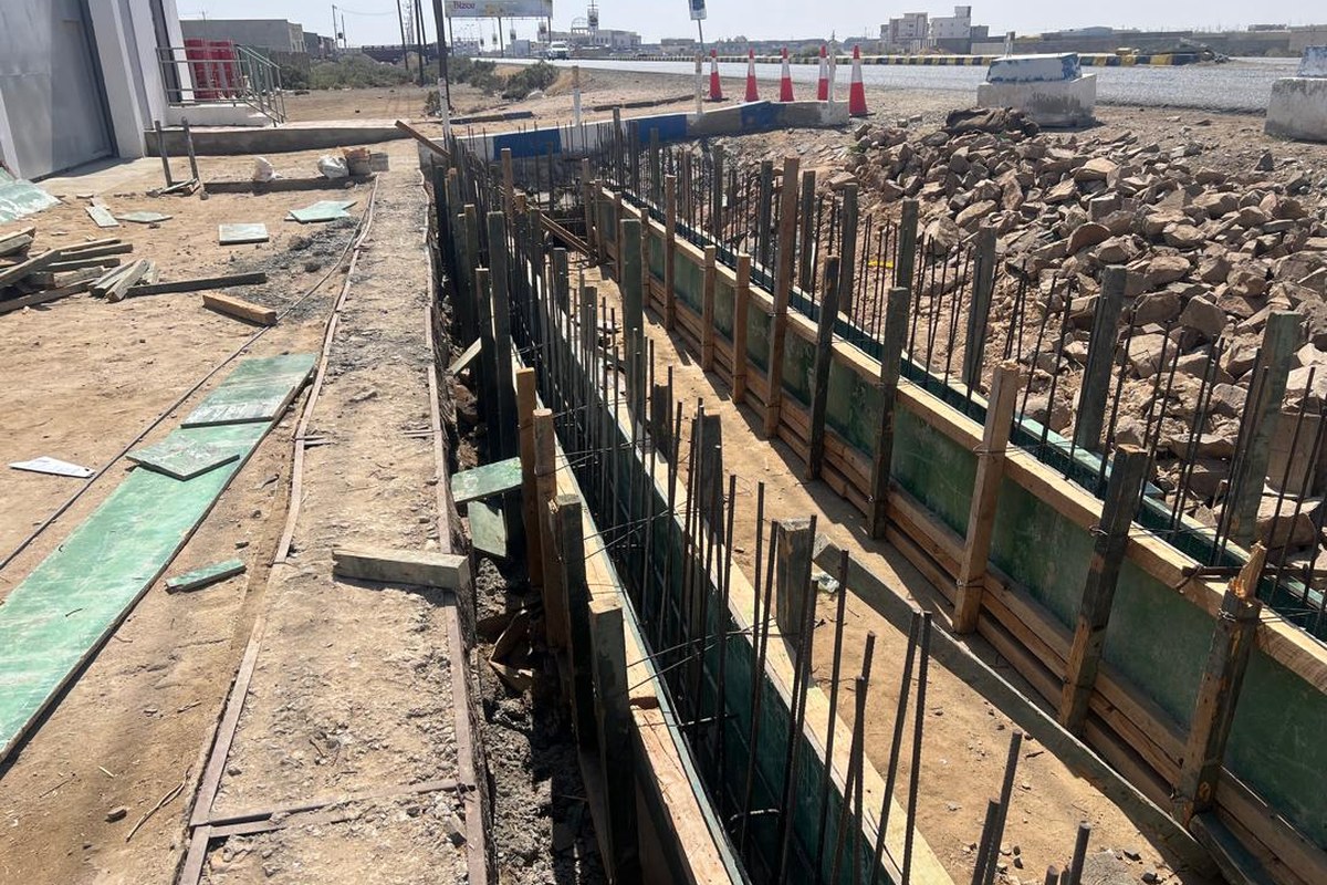 Drainage works
